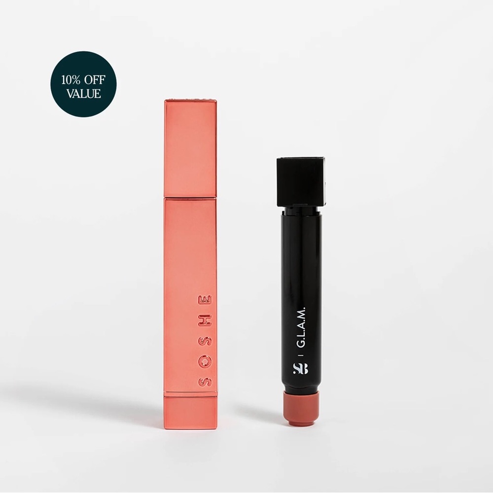 SOSHE G.L.A.M. Mascara Set reusable tube + refill Black